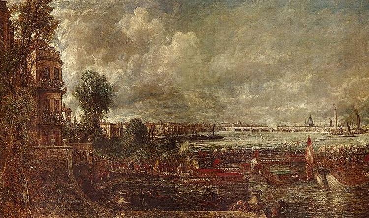 John Constable Blick auf die Waterloo-Brucke von Whitehall Stairs, 18. Juni 1817